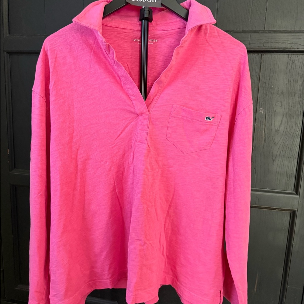 Vineyard Vines Bright Pink Pullover